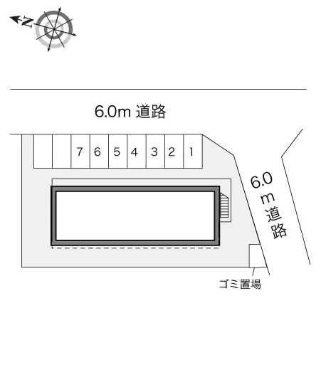 ★手数料０円★八王子市山田町　月極駐車場（LP）